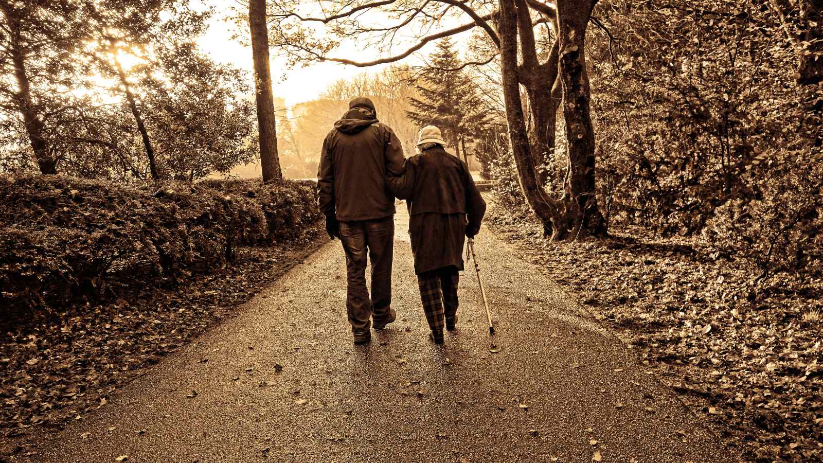 elderly couple hiking looking for hormonal balance
