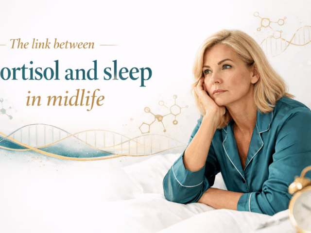 The link between cortisol and sleep in midlife