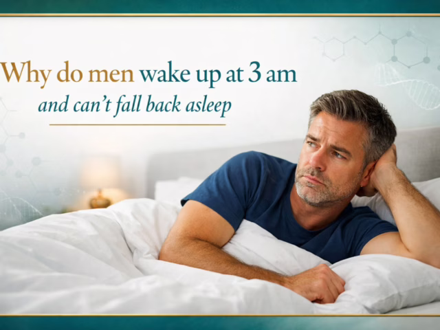 Why do men wake up at 3 am and can’t fall back asleep